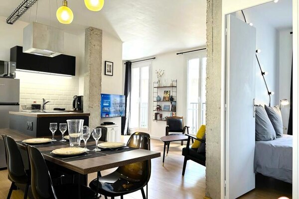 Strandappartement in Le Havre – 4 pers., 300m van zee en centrum - thumbnail 1