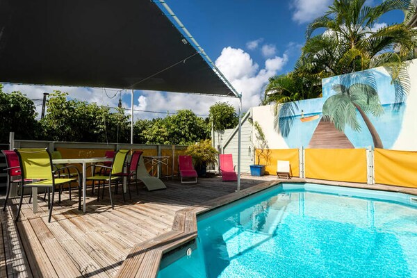 Villa Majoma: Creools appartement voor 8 nabij zee in Saint-François - thumbnail 1