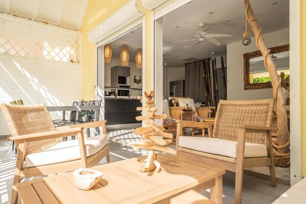 Ruim appartement Rêve D'outre Mer in Saint-François, ideaal voor gezinnen - thumbnail 6
