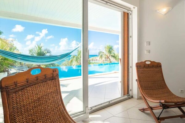 Villa Nora: Luxe appartement voor 8 in Saint-François met privézwembad - thumbnail 6