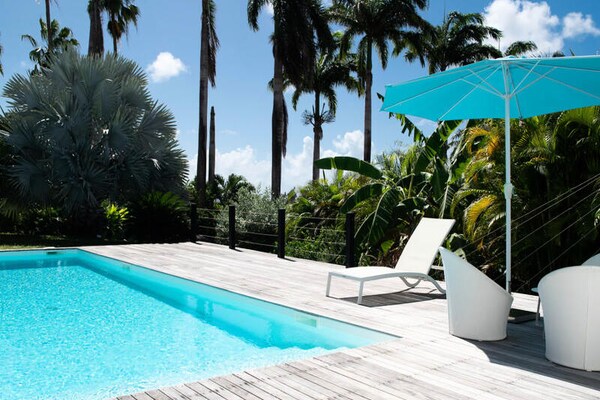Villa Rosa: luxe appartement met zwembad in Saint-François, Guadeloupe - thumbnail 6