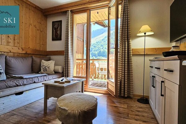Duplex-appartement voor 5 personen in skigebied Les Sybelles met balkon - thumbnail 3
