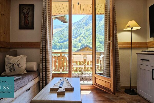 Duplex-appartement voor 5 personen in skigebied Les Sybelles met balkon - thumbnail 5