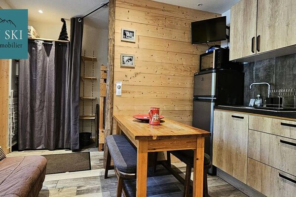 Knus appartement op de begane grond in St Sorlin d'Arves, vlakbij de piste - thumbnail 2