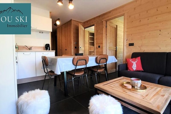 Riant appartement voor 7 personen met balkon en uitzicht op de bergen in St Sorlin - thumbnail 1