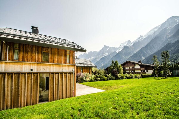 Modern chalet voor 12 personen in Les Houches, op 200 meter van de piste - thumbnail 4