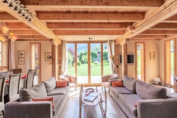 Modern chalet voor 12 personen in Les Houches, op 200 meter van de piste - thumbnail 6