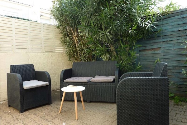 Résidence Phocéa: modern appartement met airco, 200m van het strand van Marseillan - thumbnail 2