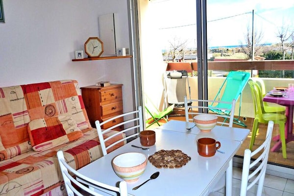 Studio vlakbij strand in Marseillan met terras, 4 personen - thumbnail 3
