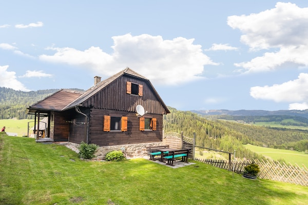 Rustiek chalet aan de bosrand in Bad St. Leonhard met panoramisch uitzicht - thumbnail 6