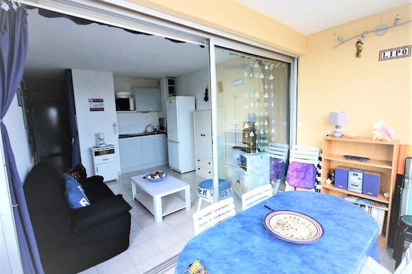 T2-appartement met zeezicht in Frontignan, 4 pers., strand & haven dichtbij - thumbnail 4