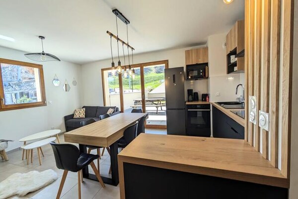 Ruim appartement direct aan de piste in La Féclaz, 7 personen - thumbnail 6
