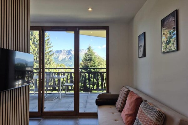 Modern appartement aan de piste in La Féclaz voor 4 personen - thumbnail 1