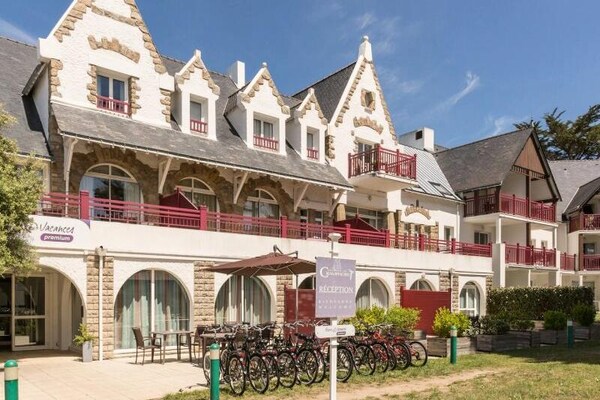 Licht appartement in Le Pouliguen met zwembad, op 800m van het strand - thumbnail 5