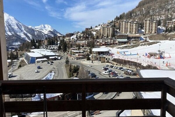 Appartement 6p aan de piste in Orcières met balkon en skiberging - thumbnail 1