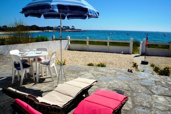 Direct aan zee: 100m² appartement met tuin & strandtoegang in Ploemeur - thumbnail 2