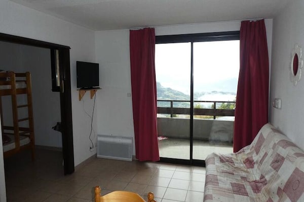 Zonnig appartement op 150m van de piste met groot balkon in Réallon - thumbnail 2