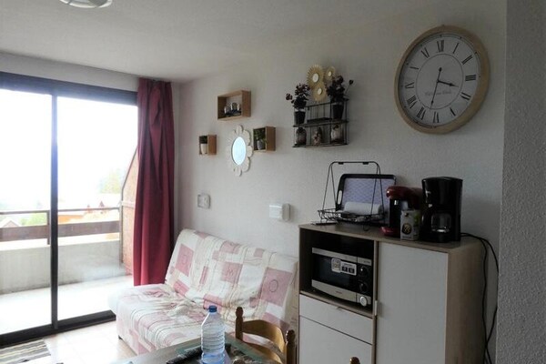 Zonnig appartement op 150m van de piste met groot balkon in Réallon - thumbnail 3