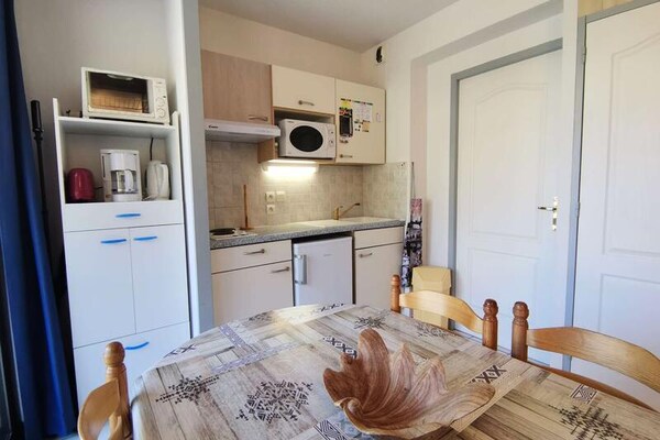 Knus appartement voor 6 personen direct bij de pistes in Réallon - thumbnail 4