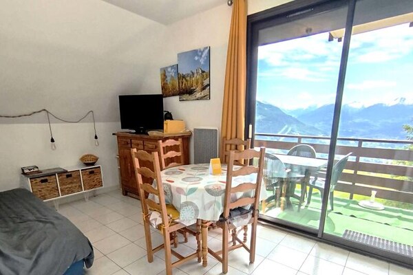 Knus appartement voor 6 personen in het hart van Réallon, vlakbij de piste - thumbnail 1