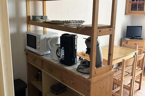 Compact studio in het hart van Réallon, vlakbij de piste en winkels - thumbnail 6