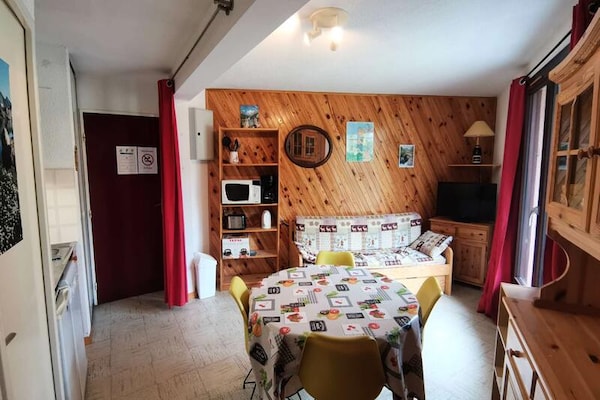 Knus appartement in Résidence Comete - direct aan de piste in Réallon - thumbnail 2