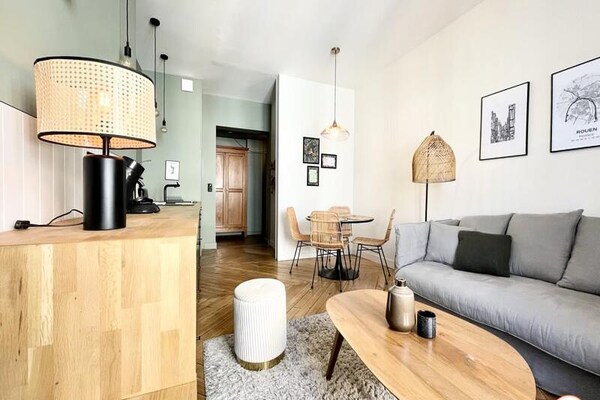 L'Exotique: Stijlvol appartement aan Place du Vieux Marché in Rouen - thumbnail 3