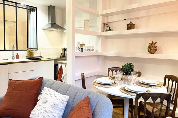Le Terracotta: Stijlvol appartement in hartje Rouen met terracotta accenten - thumbnail 3