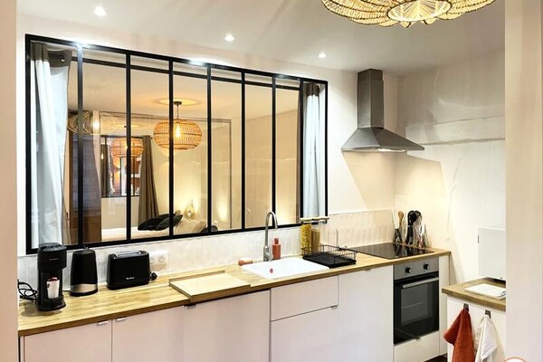 Le Terracotta: Stijlvol appartement in hartje Rouen met terracotta accenten - thumbnail 4
