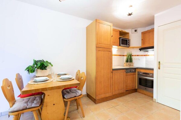 Begane grond appartement met Pyreneeën uitzicht nabij de piste in Vielle Aure - thumbnail 1
