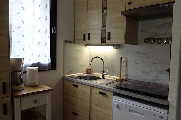 Begane grond appartement met omheinde tuin en uitzicht op de bergen in Vielle-Aure - thumbnail 5