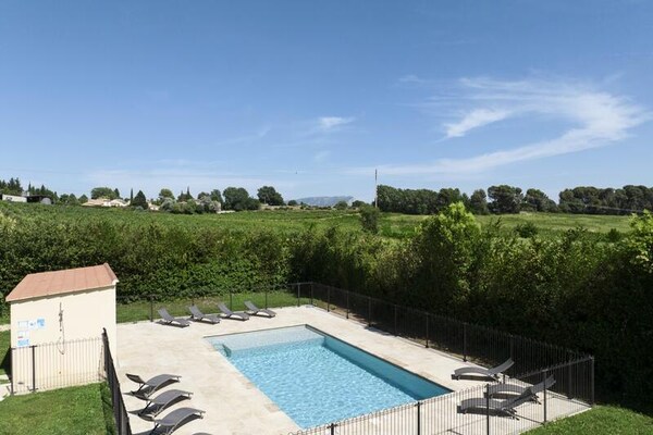 Studio tussen de wijnranken bij Aix-en-Provence met zwembad en balkon - thumbnail 2
