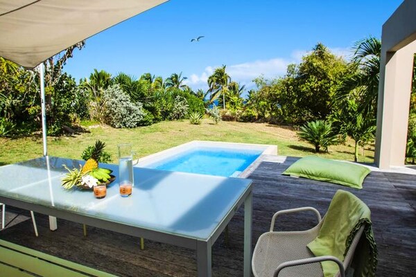 Villa Tiki: Modern appartement met privézwembad in Le Moule - thumbnail 1