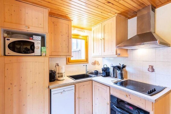 Rustiek appartement voor 6 in GERM, vlakbij Peyragudes met terras - thumbnail 2