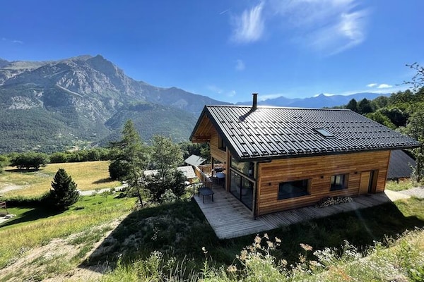 Chalet Le Tou: panoramisch uitzicht op Écrins, vlakbij pistes in Puy St Vincent - thumbnail 1