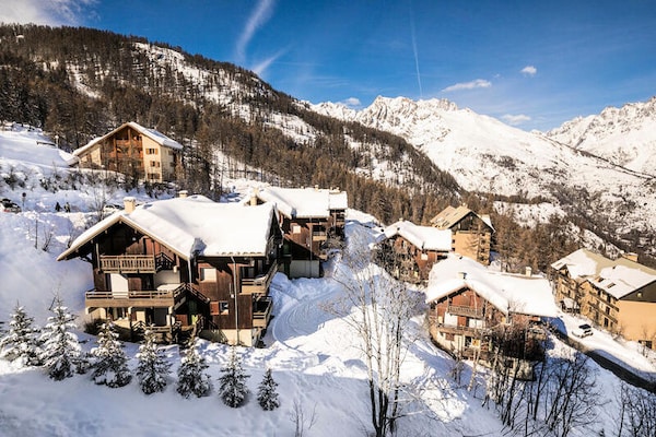 Ski-in/ski-out duplex voor 6 personen in Puy Saint Vincent - thumbnail 2
