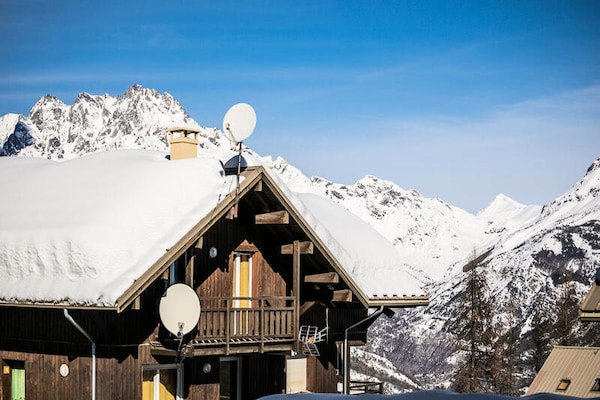 Authentiek chalet voor 6 personen in Puy Saint Vincent, direct aan de piste - thumbnail 6