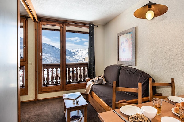 Knus appartement op de piste in Val Thorens voor 4 personen - thumbnail 4