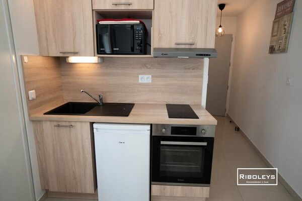 Appartement Vias-plage: 100 meter van strand met eigen tuin - thumbnail 6