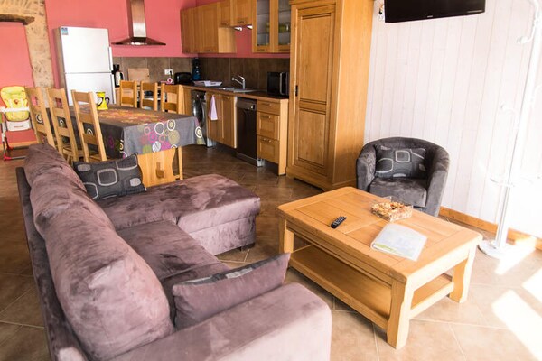 Ruim vakantieappartement voor 7 personen bij La Canourgue met zwembad - thumbnail 4