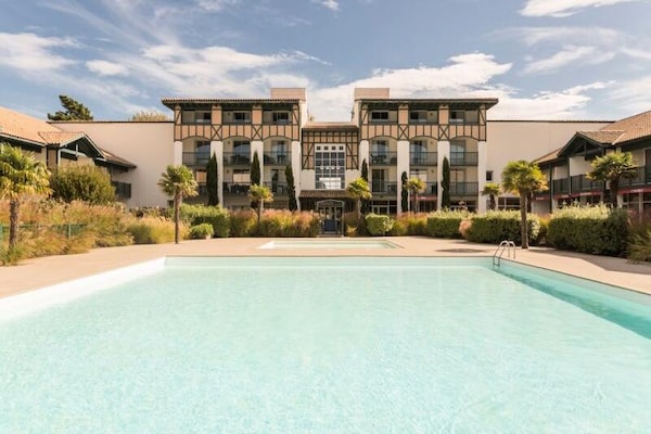 Knus appartement voor 5 aan het strand van Moliets, vlakbij golfbaan en oceaan - thumbnail 5