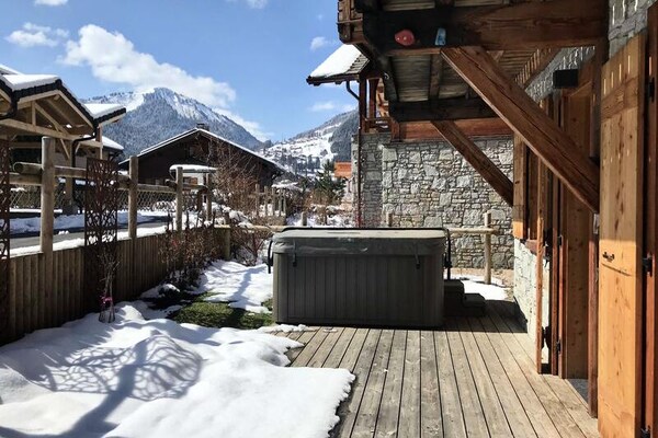 Modern chalet in Montriond met 4 slaapkamers, dichtbij skigebied Portes du Soleil - thumbnail 2