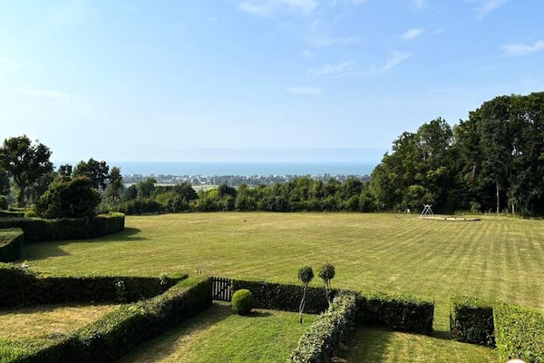 Panoramisch zeezicht appartement nabij Deauville met parkeerplaats - thumbnail 5