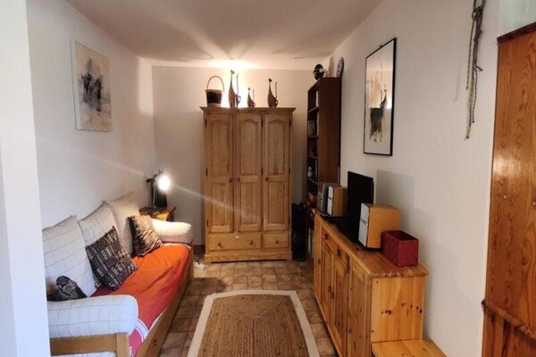 Knus appartement voor 4 in Vallouise met tuin, vlakbij Puy Saint Vincent - thumbnail 6