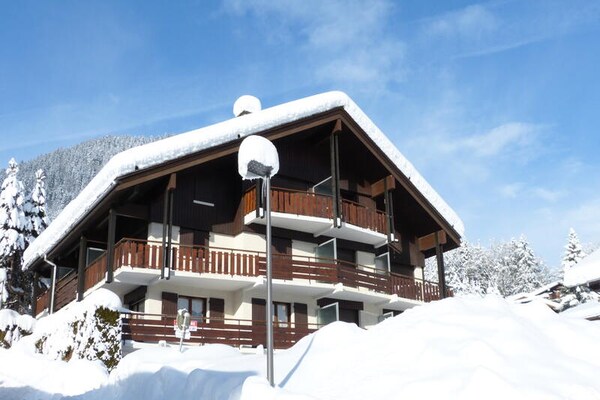Appartement aan de piste in La Clusaz met 2 slaapkamers - thumbnail 1