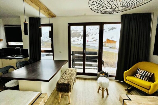 Rustiek appartement in Tignes Chartreux, vlakbij de piste voor 5 personen - thumbnail 4