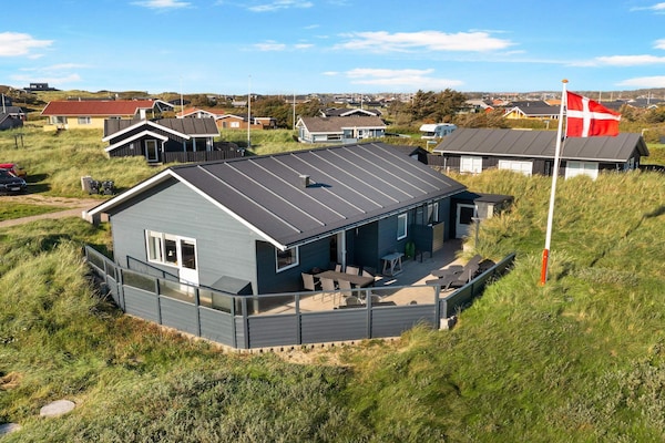Modern vakantiehuis voor 6 personen, 250m van strand in Løkken - thumbnail 4