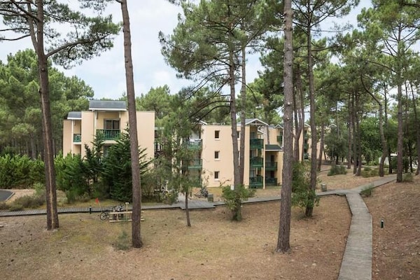 Knus appartement voor 5 in het dennenbos van Carcans-Maubuisson - thumbnail 2