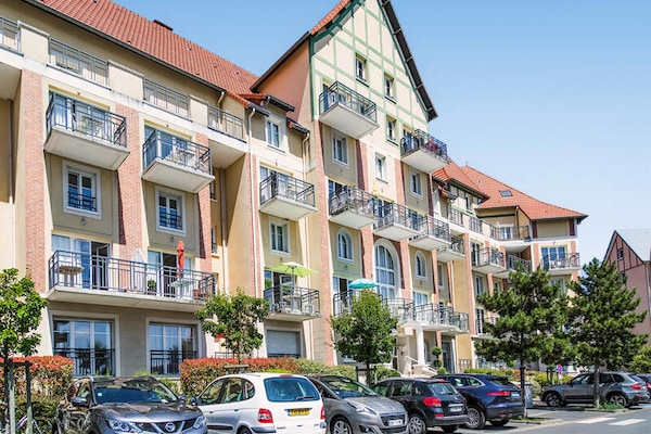 Gezinsappartement met tuin aan de Normandische kust in Dives-sur-Mer - thumbnail 2