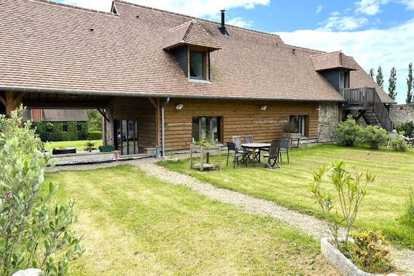 La Hulotte: Ruim appartement voor 6 in de Normandische campagne bij Pennedepie - thumbnail 6